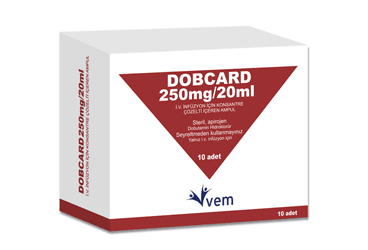 DOBCARD 250 MG / 20 ML INFUZYON ICIN KONSANTRE COZLETI ICEREN 10 AMPUL